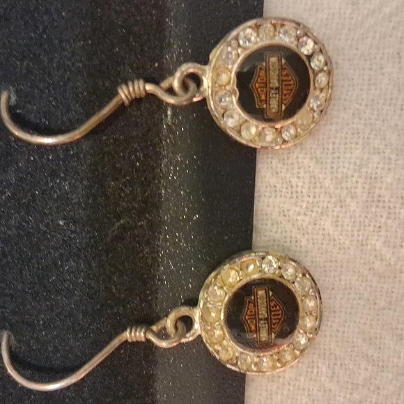 Harley Davidson Earrings - Picture 2 of 4
